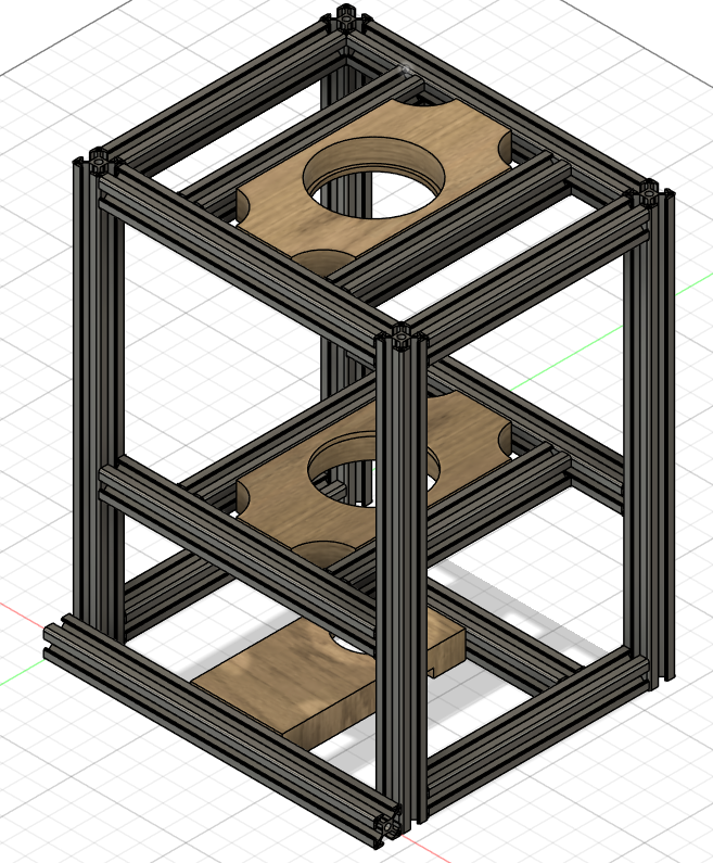 Support de mât en profilé aluminium